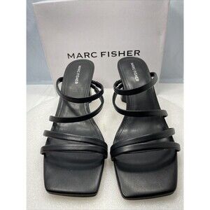 Marc Fisher Kristin Dress Sandals, Black, Women Size 10M Item#810